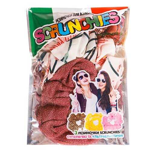 Резиночки для волосся SCRUNCHIES Вільний образ (Уцінка)