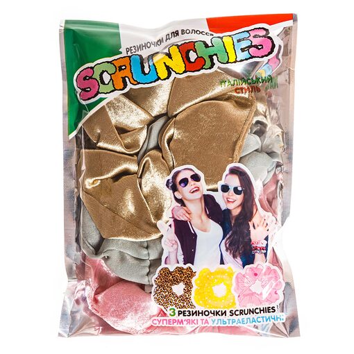 Резиночки для волосся SCRUNCHIES Чарівні мрії (Уцінка)