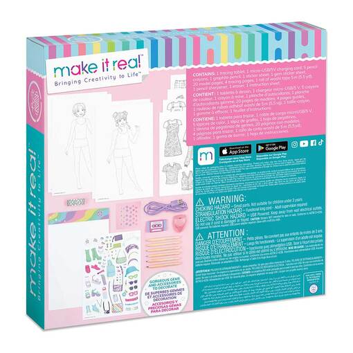 Make it Real:  Набір для створення модних колекцій зі світловим планшетом (Уцінка)