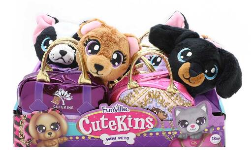 Cutekins домашні улюбленці у сумочках Бульдог  (10см)