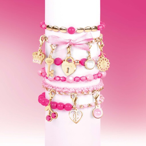 Juicy Couture: Набір для створення шарм-браслетів «Рожевий стиль» (Уцінка)