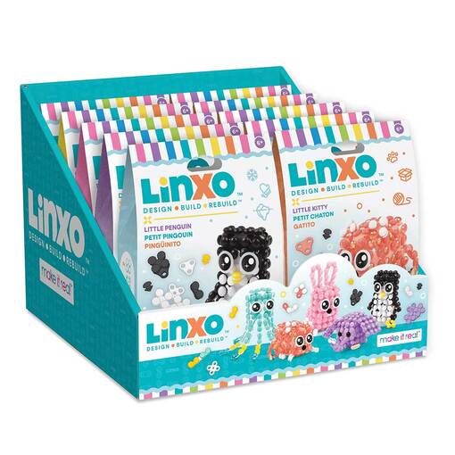 Make it Real.Linxo: Набір для створення брелоків-трансформерів "Звірята" - Пінгвін