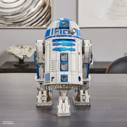 4D Build: Пазл для створення 3D-моделі «Зоряні війни: дроїд R2-D2» (201 деталь)