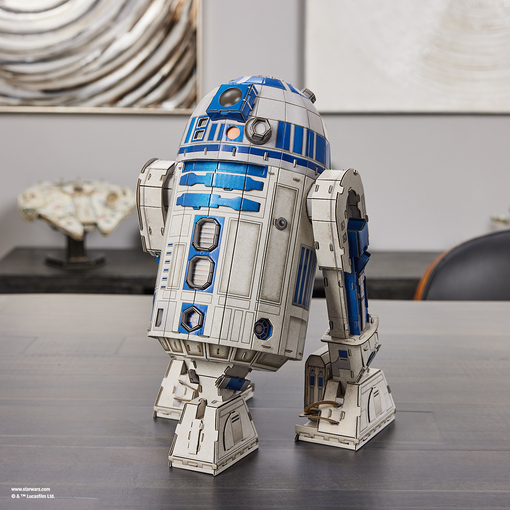 4D Build: Пазл для створення 3D-моделі «Зоряні війни: дроїд R2-D2» (201 деталь)