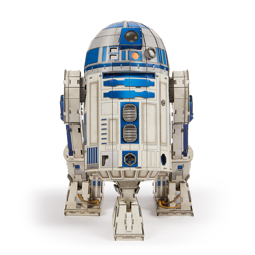 4D Build: Пазл для створення 3D-моделі «Зоряні війни: дроїд R2-D2» (201 деталь)