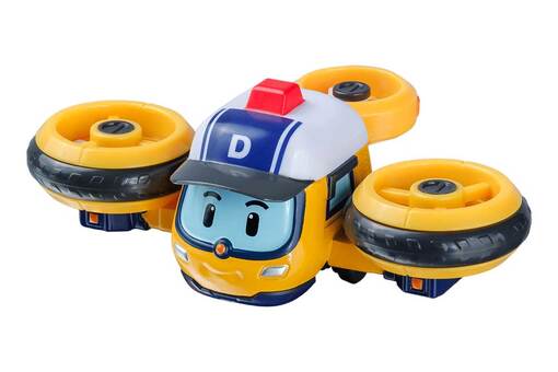 МЕТАЛЕВА КОЛЕКЦІЙНА МАШИНКА РОБОКАР ДРОНІ DIE CAST (Уцінка)